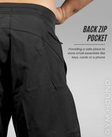 Men's Running & Sports Shorts - Black