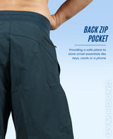 Men's Running & Sports Shorts - Navy Blue