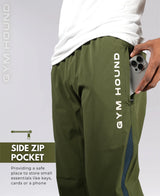 Active Fit Gym Lower for Men's - Olive