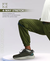 Active Fit Gym Lower for Men's - Olive