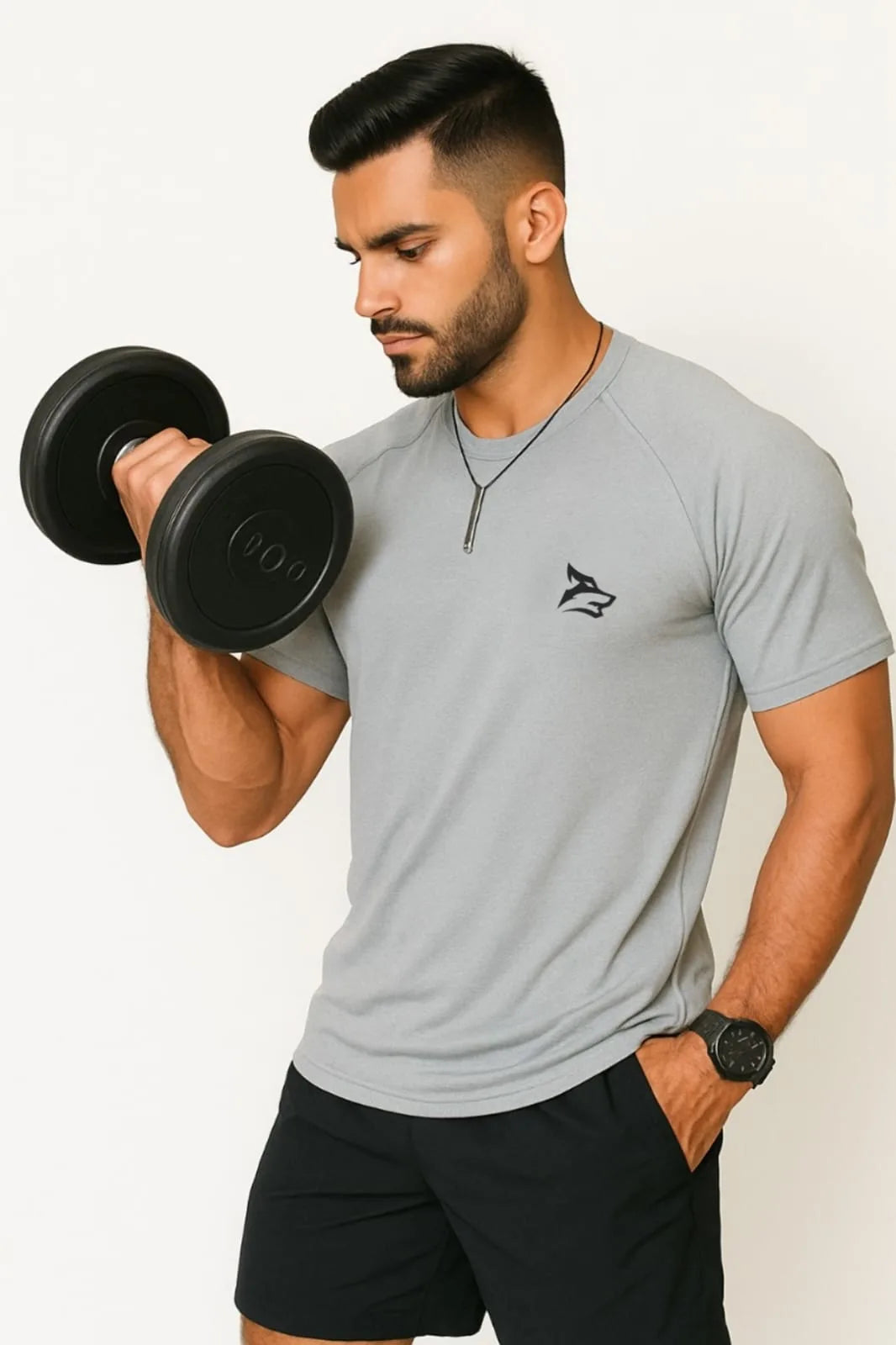 Melange t-shirt for Men's - Orchid