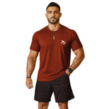 Melange t-shirt for Men's - Rust