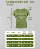 Men's Polyester Regular Fit T-Shirt - Olive Green