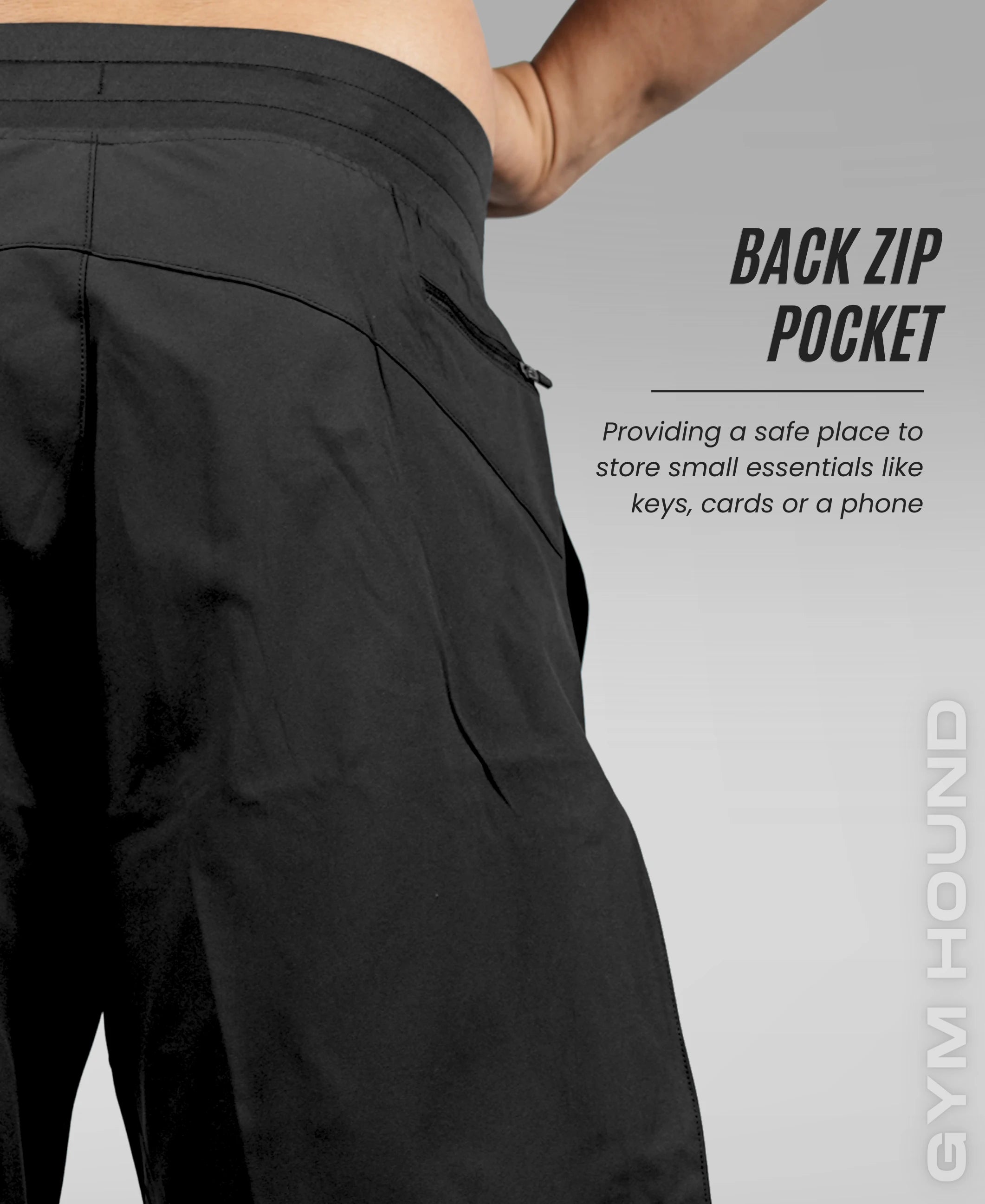Men's Running & Sports Shorts - Black