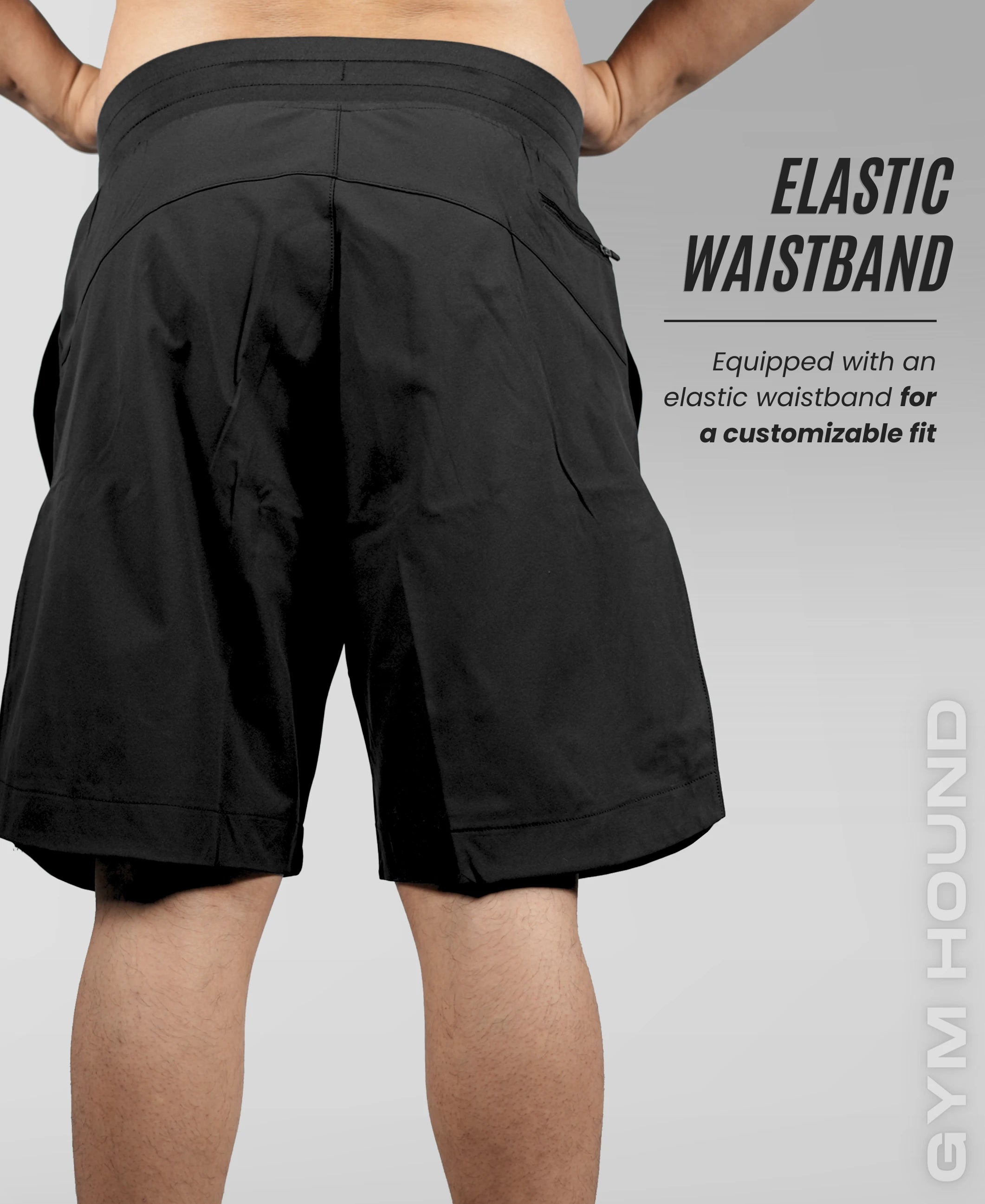 Men's Running & Sports Shorts - Black
