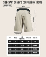 Men's Running & Sports Shorts - Khaki