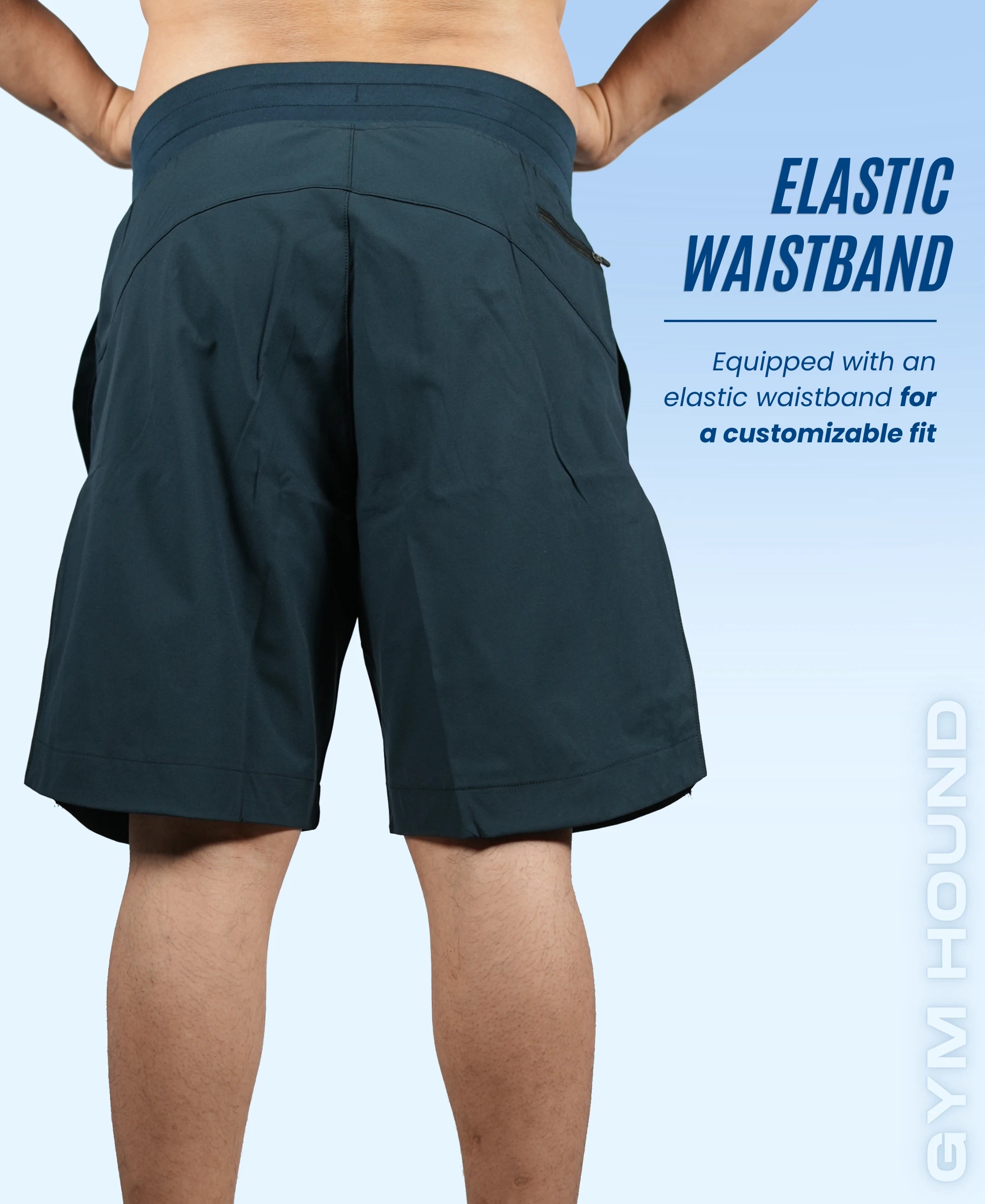 Men's Running & Sports Shorts - Navy Blue
