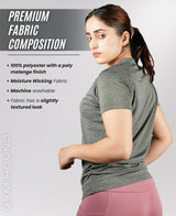 Performance Fit V Neck T Shirt for Women’s - Dark Gray