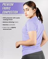Performance Fit V Neck T Shirt for Women’s - Lavender