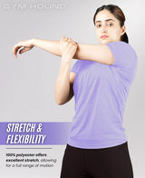 Performance Fit V Neck T Shirt for Women’s - Lavender