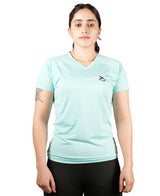 Performance Fit V Neck T Shirt for Women’s - Sky Blue