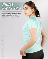 Performance Fit V Neck T Shirt for Women’s - Sky Blue