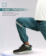 Tapered Fit Gym Lower for Men's - Blue