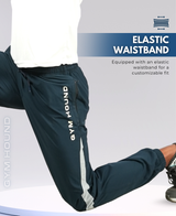 Tapered Fit Gym Lower for Men's - Navy