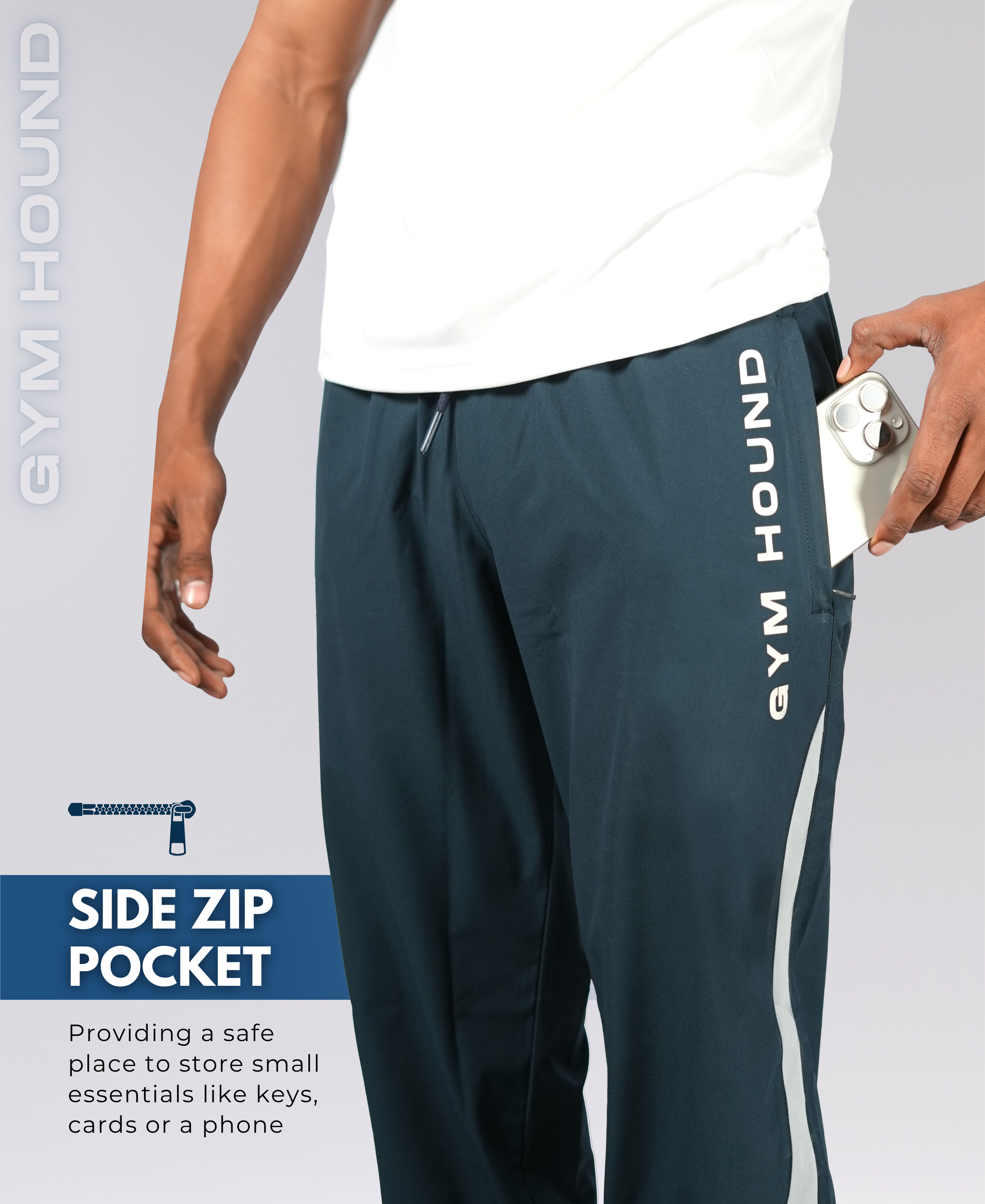 Active Fit Gym Lower for Men's - Navy