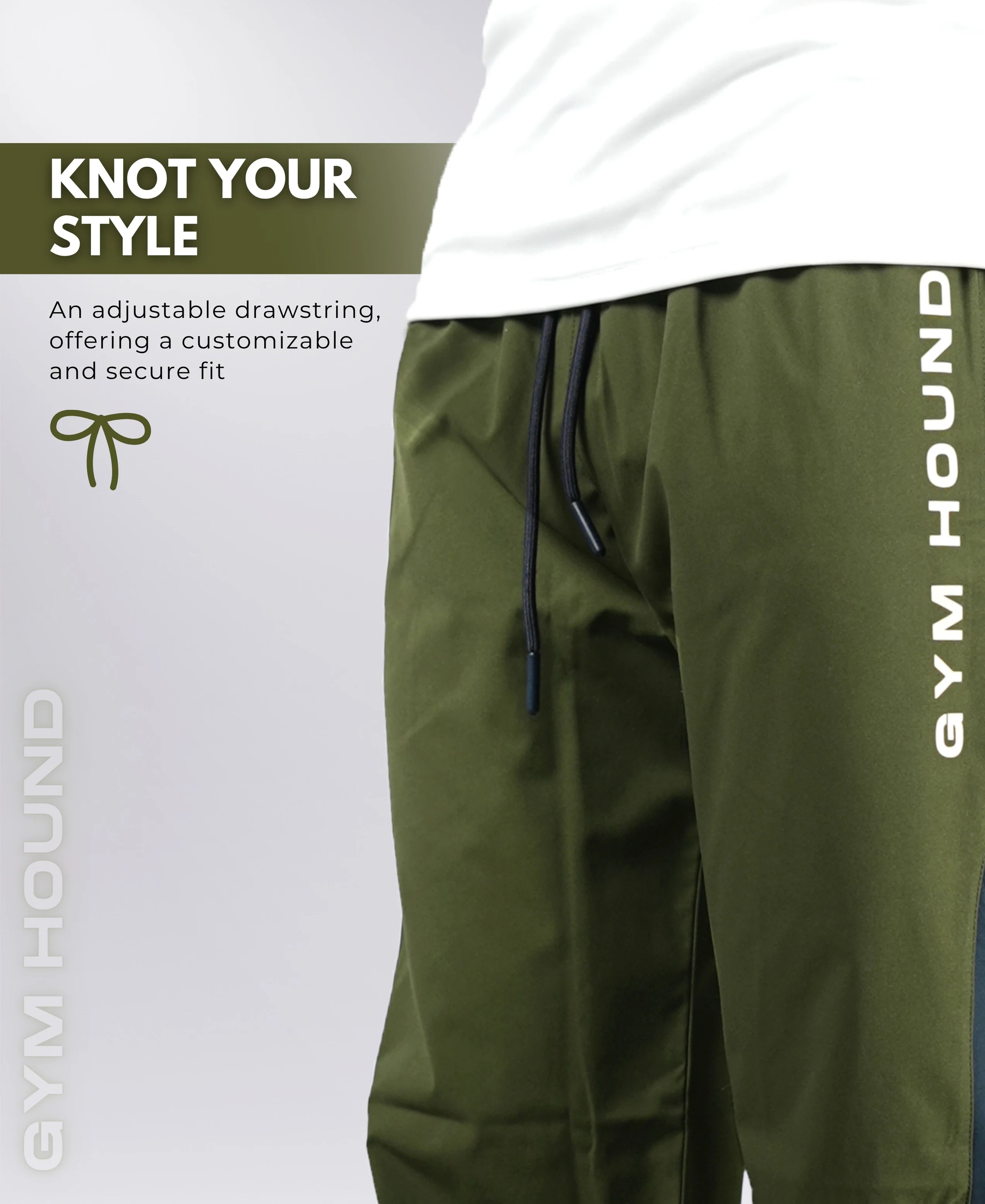 Active Fit Gym Lower for Men's - Olive