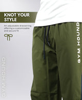 Tapered Fit Gym Lower for Men's - Olive