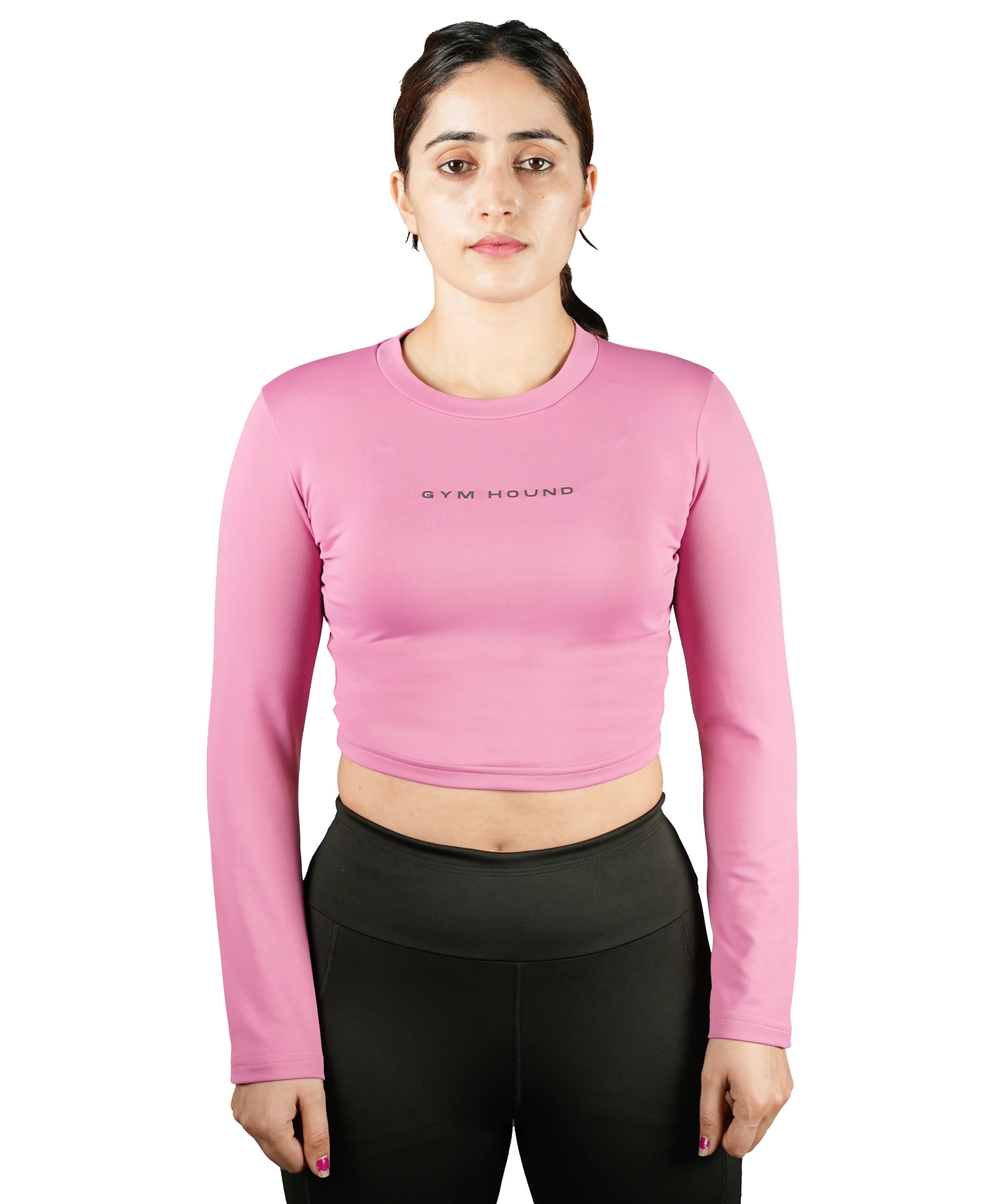 Ultra-Comfort & Flexible Crop Top for Women's - Blush Pink